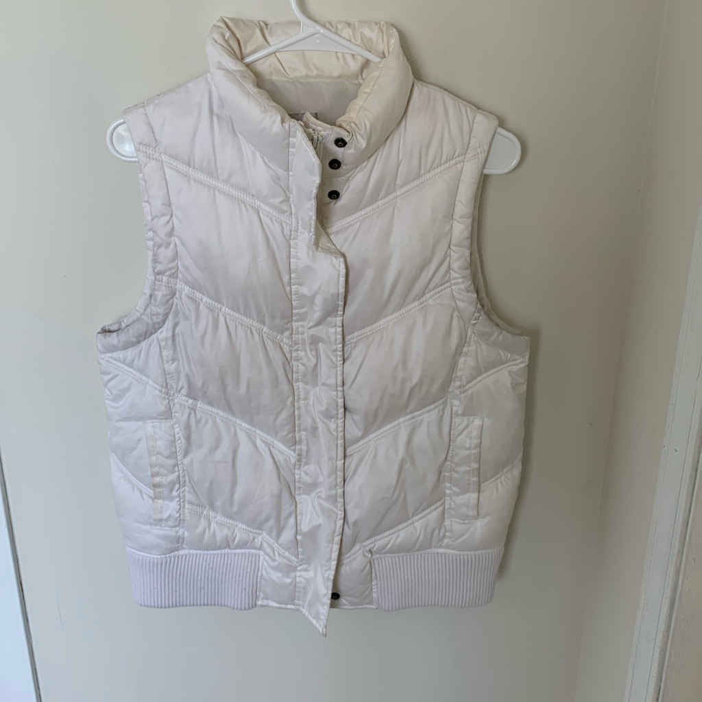 White Puffer Vest